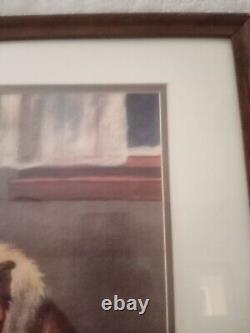 Limited Edition Collie Print 14/300 Signed By Artist Margaret S Johnson