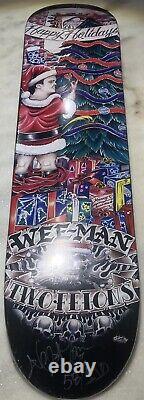 Limited Edition Holiday Wee-Man Autographed Skateboard Two Felons Sk8 Co 2006