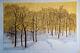Limited Edition Lithograph Print -Winter Trees -Print Number 54 of 125 Signed