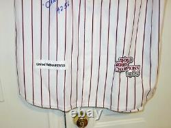 Limited Edition Pete Rose Autographed 1980 World Series Phillies Jersey