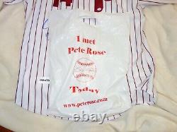 Limited Edition Pete Rose Autographed 1980 World Series Phillies Jersey