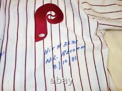 Limited Edition Pete Rose Autographed 1980 World Series Phillies Jersey