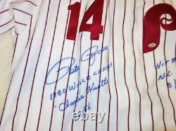 Limited Edition Pete Rose Autographed 1980 World Series Phillies Jersey