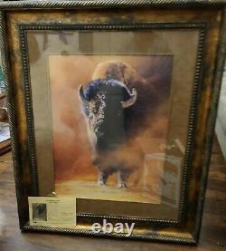 Limited Edition Print #460/950 The American Bison signed by Edward Aldrich