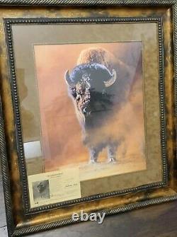 Limited Edition Print #460/950 The American Bison signed by Edward Aldrich