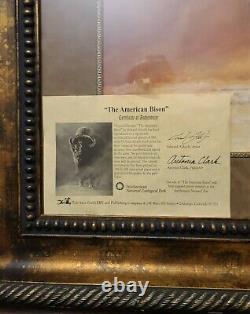 Limited Edition Print #460/950 The American Bison signed by Edward Aldrich