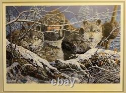 Limited Edition Print Tom Antonishak Predators Signed 204/850 COA Wolf Art