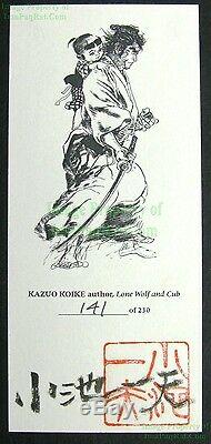 Limited Edition SIGNED Lone Wolf and Cub #141 of 230 Hardcover HC VHTF BIG PICS