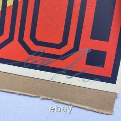 Limited Edition SIGNED Shepard Fairey 9.5 x 12 Lithograph