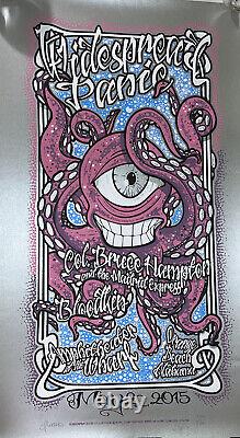 Limited Edition Screen Printed Widespread Panic Poster Signed Numbered 139/300