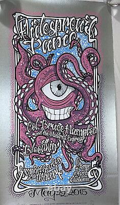 Limited Edition Screen Printed Widespread Panic Poster Signed Numbered 139/300