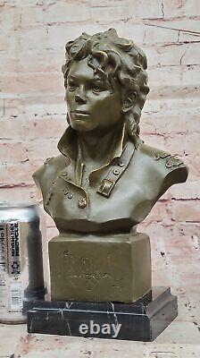 Limited Edition Signed Michael Jackson Bronze Bust Sculpture Musician Hot Cast F