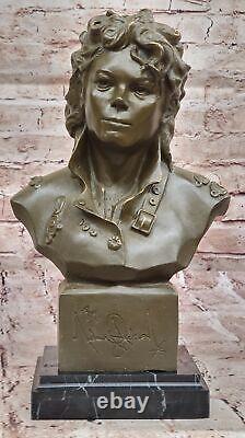 Limited Edition Signed Michael Jackson Bronze Bust Sculpture Musician Hot Cast F