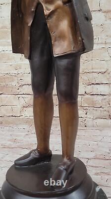 Limited Edition Signed & Numbered by Collett Mozart with Violin Bronze Sculpture