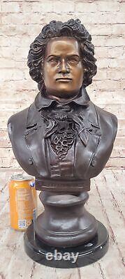 Limited Edition Signed Numbered by Thomas Beethoven Bust Bronze Sculpture Sale