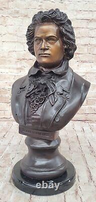 Limited Edition Signed Numbered by Thomas Beethoven Bust Bronze Sculpture Sale