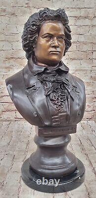 Limited Edition Signed Numbered by Thomas Beethoven Bust Bronze Sculpture Sale