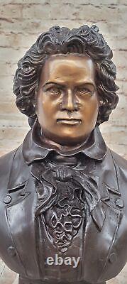 Limited Edition Signed Numbered by Thomas Beethoven Bust Bronze Sculpture Sale