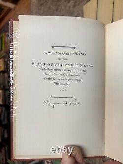 Limited Edition Signed The Plays of Eugene O'Neill 12 vol slipcases no 666/770