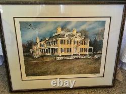 Limited Edition Signed & numbered The Longfellow House by Nicholas P. Santoleri