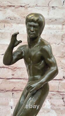 Limited Edition Signed & numbered by Mavchi Bruce Lee Bronze Statue Star of the