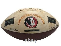 Limited Edition of 1,993 1993 Florida State Natl Champs Autographed Football