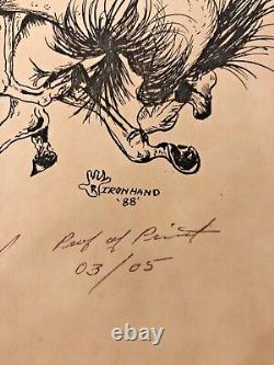 Limited Edition signed/numbered Artist Proof 03/05 Ironhand'88