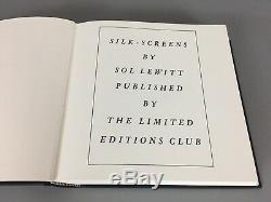Limited Editions Club SIGNED Ficciones Jorge Luis Borges Sol Lewitt Silkscreens