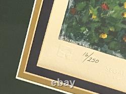 Limited edition James Scoppettone Signed Numbered Framed Art Maison A Giverny