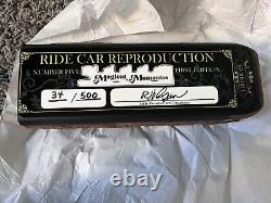 Limited edition disney splash mountain ride replica signed by bob gurr 34/500