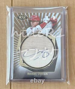 Limited edition of 5 autographed by Shohei Otani 2022 Topps Tier One Jumbo Bat