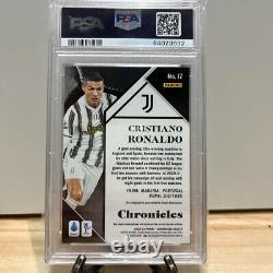 Limited edition of 74 Cristiano Ronaldo Panini autographed cards PSA7 Soccer