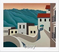 Limited edition serigraph Overpass William Schlesinger signed