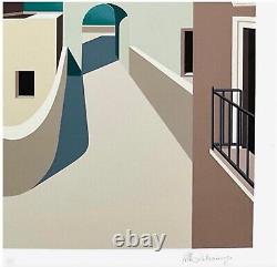 Limited edition serigraph Overpass William Schlesinger signed