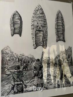 Limited edition signed art print numbered Ren Harvey's Paleo Vision