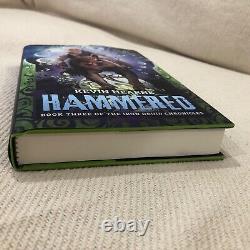 Limited edition signed by Kevin Hearne lettered as pc Hammered book three