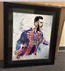 Lionel Messi Limited Edition Signed Poster Framed 32x28 By Armori Steele 10/10