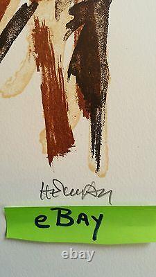 Lithograph Robert Helman Hand Signed 1965