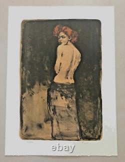 Looking Back Limited Edition Lithograph by Malcolm T. Liepke Edition 112/150