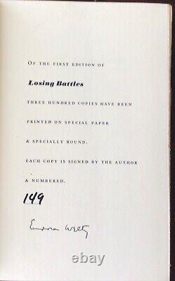 Losing Battles SIGNED by EUDORA WELTY Limited Edition 1970 RARE! Collector's Ed