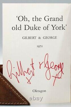 Lot of 2 Signed Gilbert & George Limited Edition Oktagon Verlag 1996