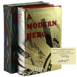 Louis Bromfield / A Modern Hero / Signed Limited 1st Ed Slipcase & VG+ DJ / 1932 Louis Bromfield / A Modern Hero / Signed Limited 1st Ed Slipcase & VG+ DJ / 1932