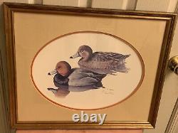 Louis Frisino Limited Edition Signed & Numbered Red Head Decoys Framed Picture