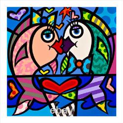 Love Is Everywhere, limited edition canvas, signed by Jozza, 32x32 un-stretched