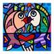 Love Is Everywhere, limited edition canvas, signed by Jozza, 32x32 un-stretched