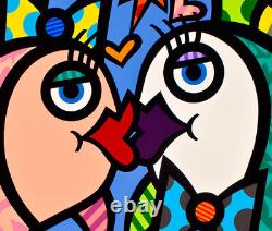 Love Is Everywhere, limited edition canvas, signed by Jozza, 32x32 un-stretched