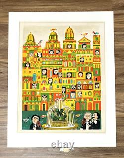 MARGERIN Signed Original Lithograph Print 65/200 Limited Edition