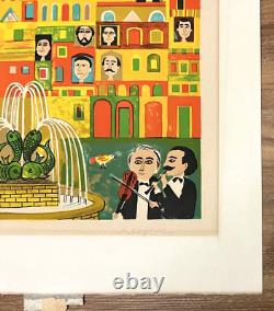 MARGERIN Signed Original Lithograph Print 65/200 Limited Edition