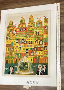 MARGERIN Signed Original Lithograph Print 65/200 Limited Edition