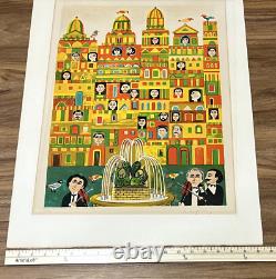 MARGERIN Signed Original Lithograph Print 65/200 Limited Edition